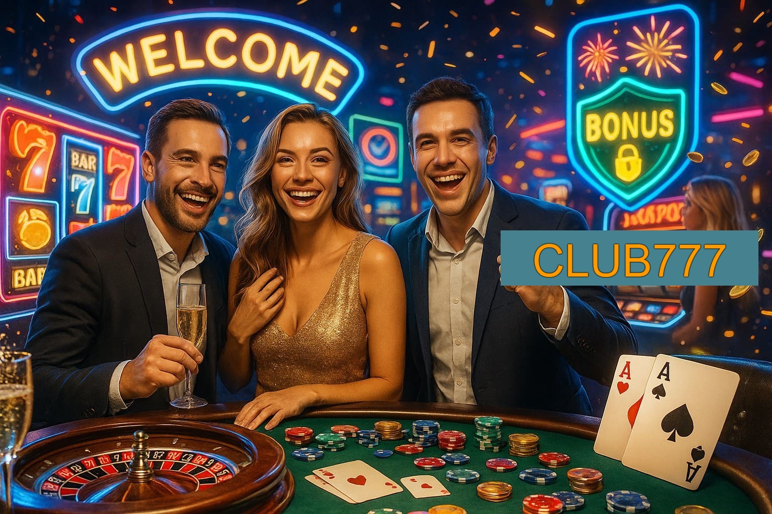 Jogos emocionantes no CLUB777
